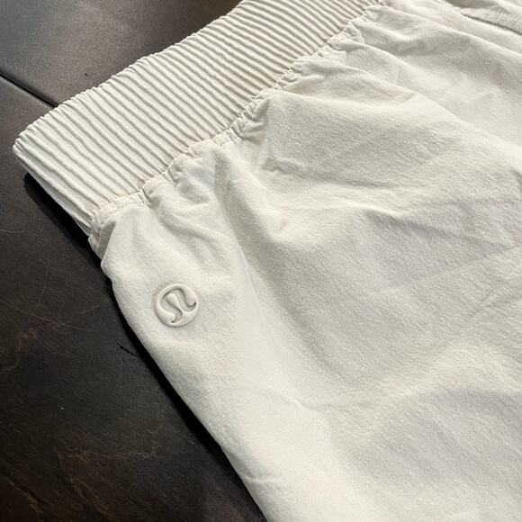 Lululemon Stretch Woven Wide-Leg High-Rise Pant Bone Women's Size XL - Picture 5 of 5
